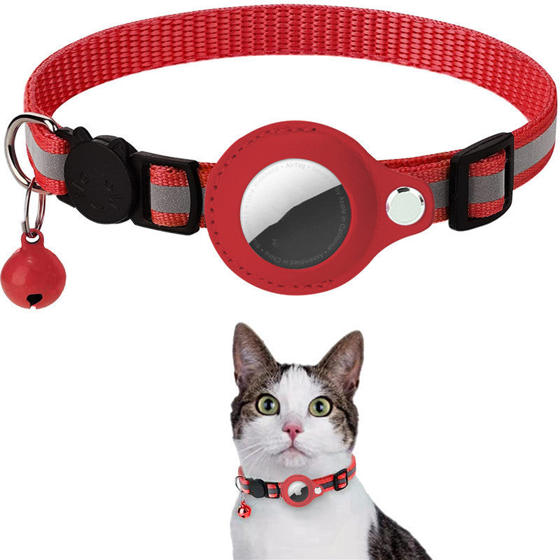 Pet Airtag Collar Case – Reflective & Waterproof