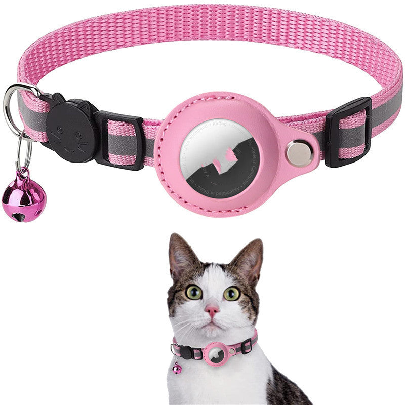 Pet Airtag Collar Case – Reflective & Waterproof