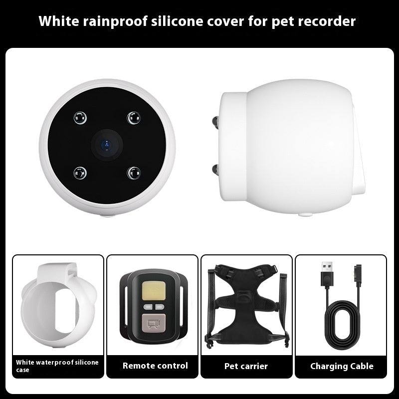 Pet Tracker Collar with Motion & Video Camera for Dogs & Cats