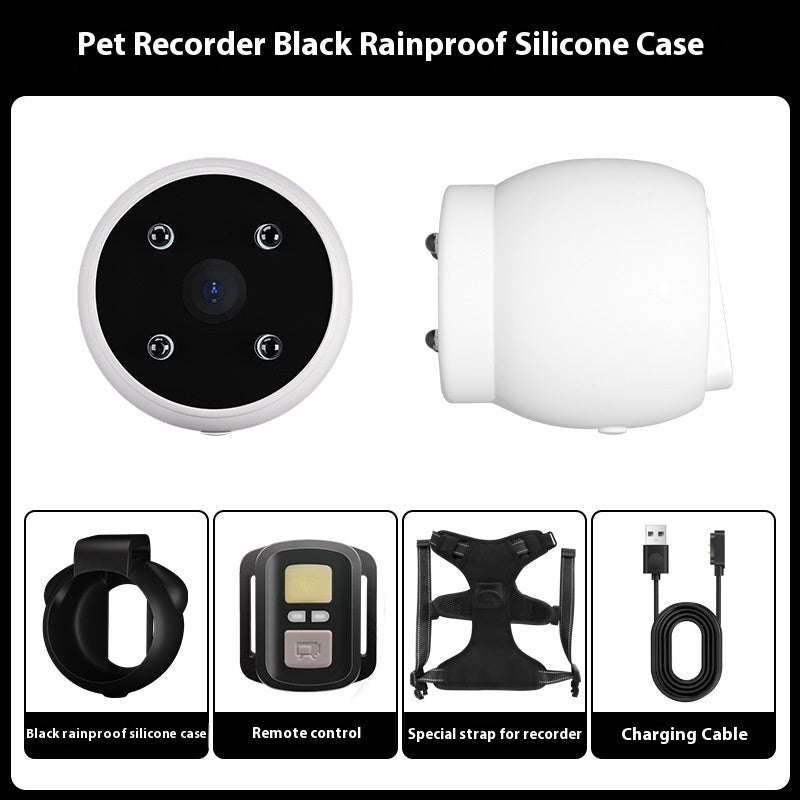 Pet Tracker Collar with Motion & Video Camera for Dogs & Cats