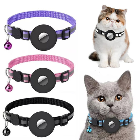 Pet Airtag Collar Case – Reflective & Waterproof
