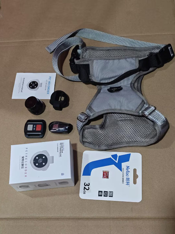 Pet Tracker Collar with Motion & Video Camera for Dogs & Cats