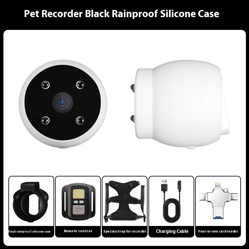 Pet Tracker Collar with Motion & Video Camera for Dogs & Cats