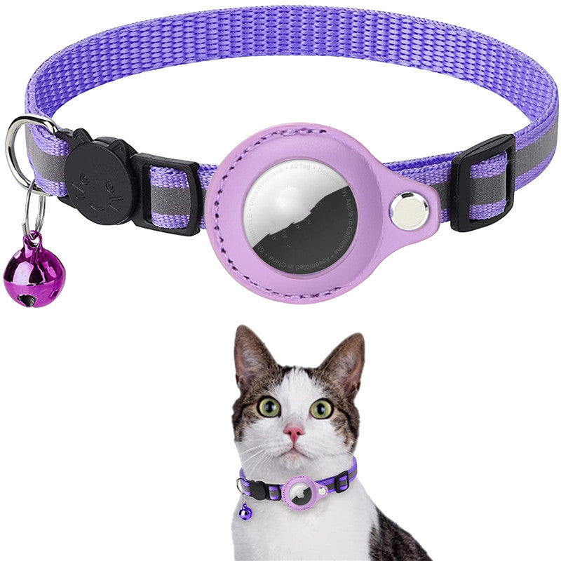 Pet Airtag Collar Case – Reflective & Waterproof
